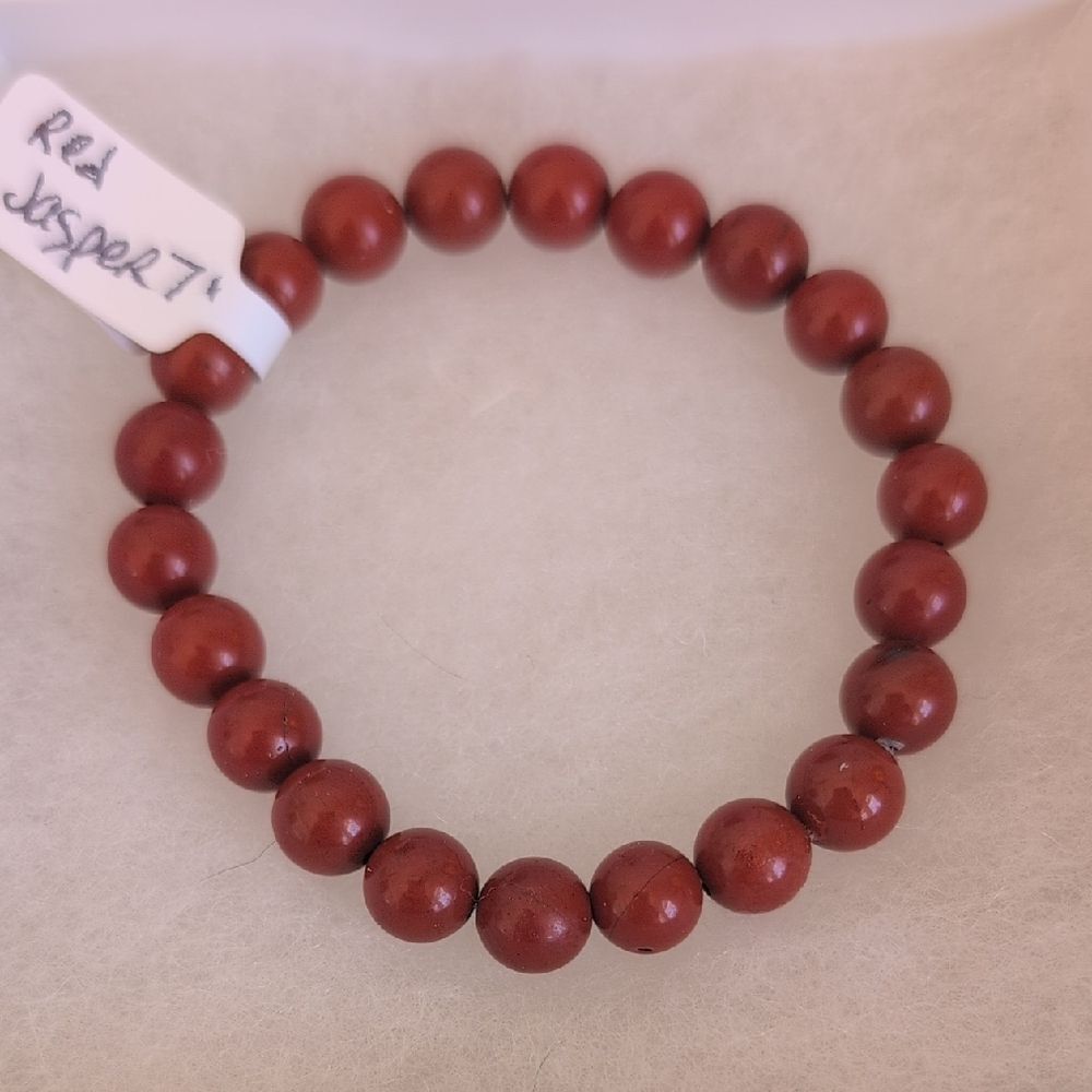 Red Jasper Stretch Bracelet